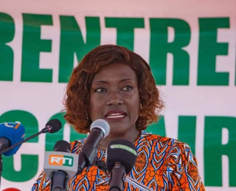 La ministre de l'Education Nationale et de l'Alphabétisation, Mariatou Koné