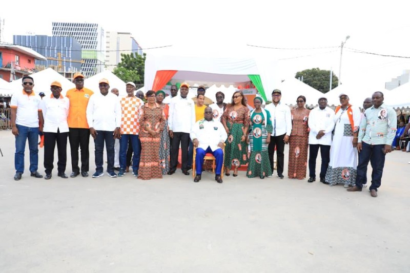 L'investiture de Laurent Tchagbaà Marcory