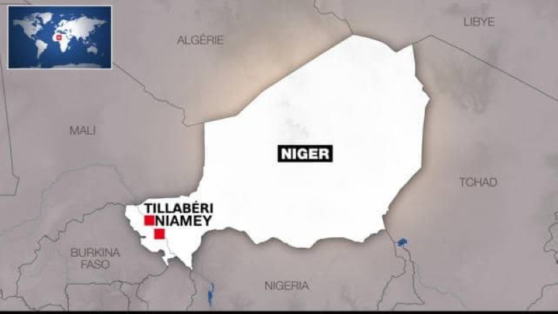 Carte situant la ville de Tillabéri au Niger. © RFI