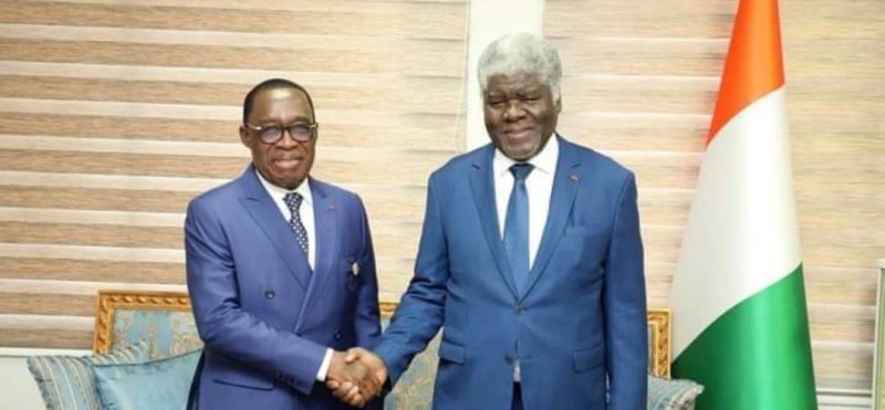 Le premier ministre ivoirien et le président du Cesec