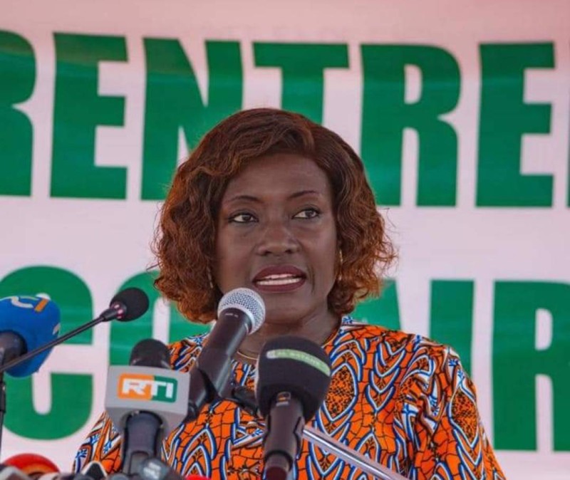 La ministre de l’Éducation nationale et de l'Alphabétisation, Mariatou Koné. (Ph: Dr)