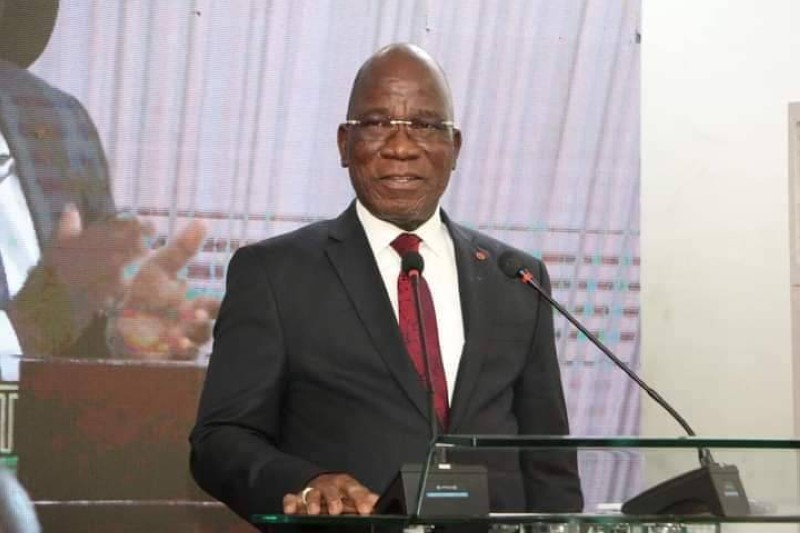 Le ministre de l'Environnement, du Développement durable et de la Transition écologique, Konan Jacques Assahoré.