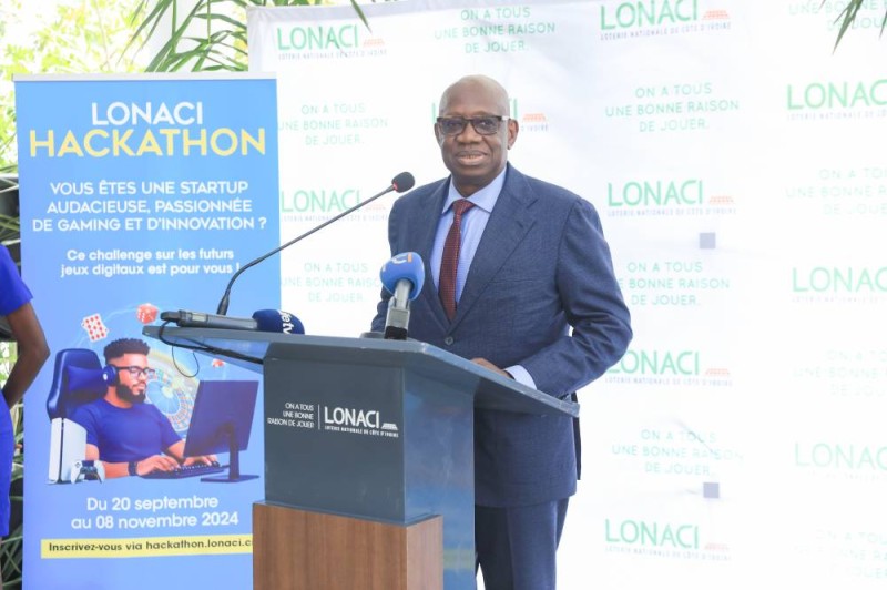 Le DG de la Lonaci, Dramane Coulibaly invite les jeunes à s'inscrire pour démontrer leurs talents. (Ph: Bavane)