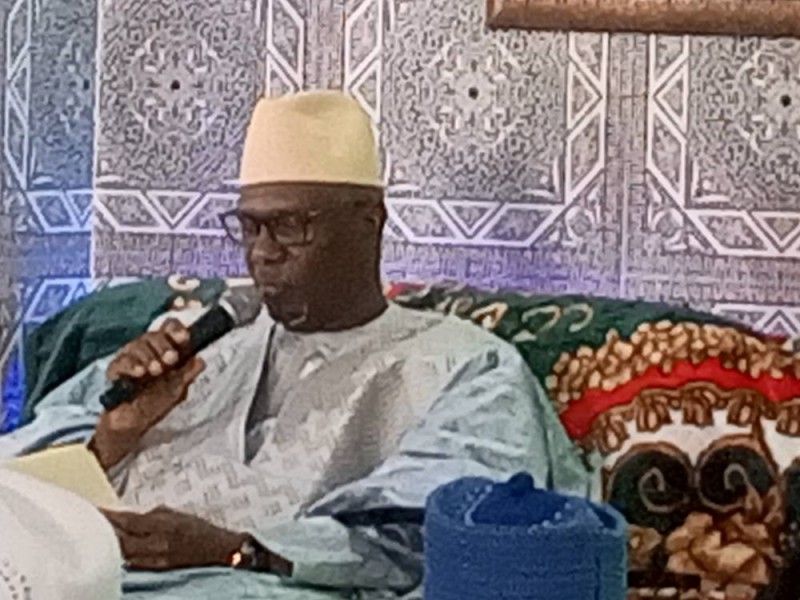 Le khalife général Cheick Moustapha Sonta. (Franck YEO)