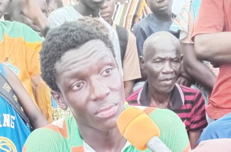 N’Dah Hennock, meilleur jeune cycliste du Tour de Côte d’Ivoire. (Ph: Dr)