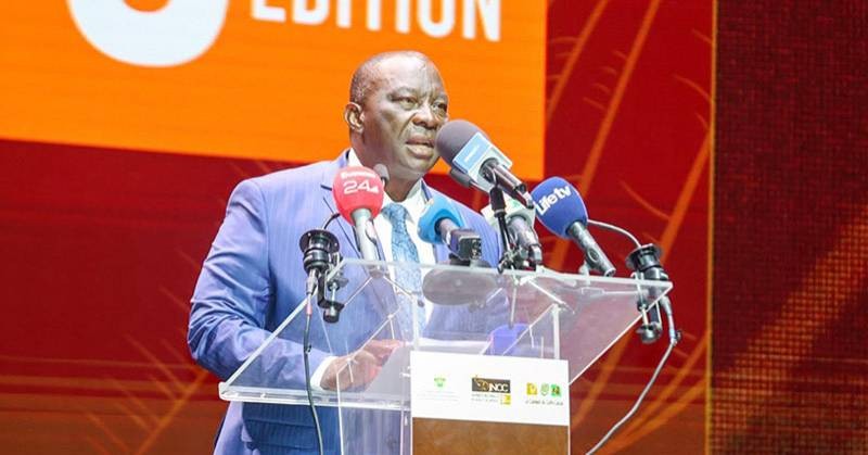 Le ministre d'État, ministre de l'Agriculture, du Développement durable et des Productions vivrières, Kobenan Kouassi Adjoumani. (Ph: Dr)