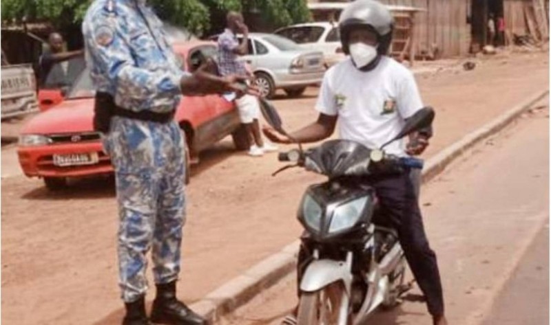 Un motocycliste. (Ph: Dr)