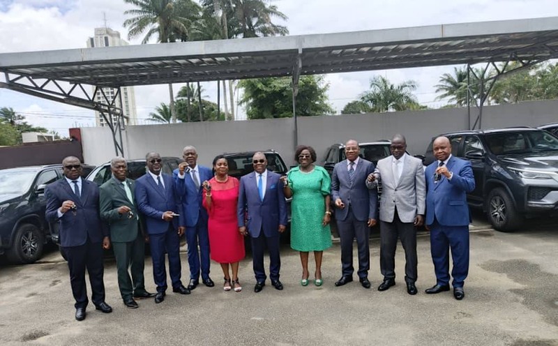 Pour le président Yua Koffi, cette initiative vise à apporter un soutien concret à ses collaborateurs afin qu'ils puissent continuer à exercer leurs missions dans les meilleures conditions possibles. (Ph: Dr)