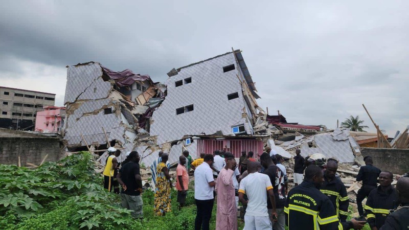 Des immeubles se sont écroulés à Abidjan. (Ph: Dr)