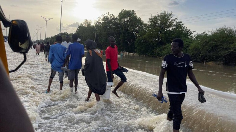 Le Nigeria est confronté depuis plus d'un mois à des inondations dévastatrices. Avant l'État de Kogi, l'État de Borno et sa capitale, Maiduguri (photo), ont également été touchés. © Ahmed Kingimi / REUTERS