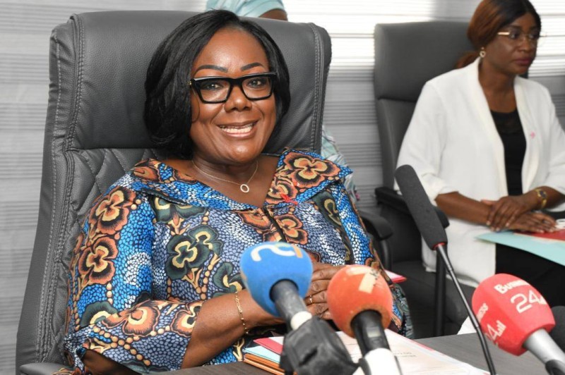 La ministère d’État, ministère de la Fonction publique et de la Modernisation de l’administration d’État, Anne Désirée Ouloto. (DR)