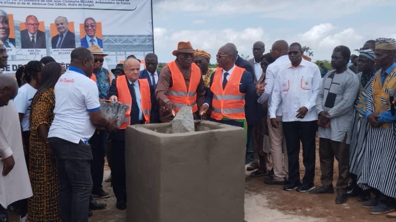 Les Agoras de Dabou et de Songon sont en construction. (DR)