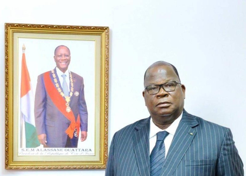 Le ministre des Eaux et Forêts Laurent Tchagba