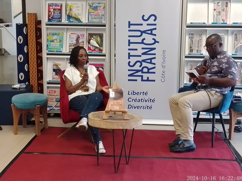 
L’écrivaine Patricia Ekaba a indiqué que son livre «Du sable dans les yeux’’ est une exhortation à la persévérance. 