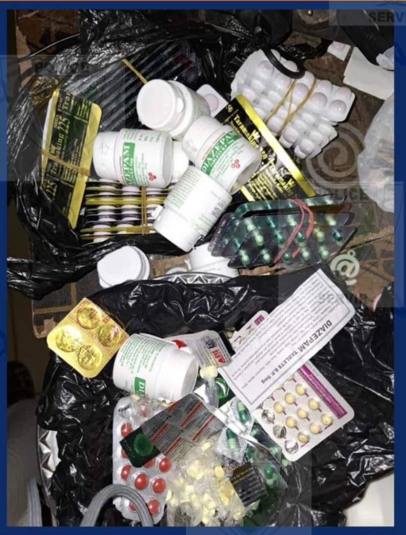 Des médicaments saisis. (Ph: Dr)