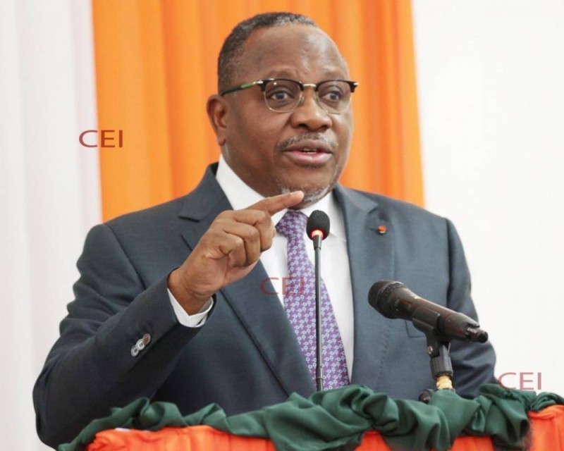 Ibrahime Coulibaly-Kuibiert prévient les électeurs. (Ph: Dr)