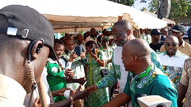 La visite du président du Pdci a pris fin mercredi dernier. (Ph: Dr)