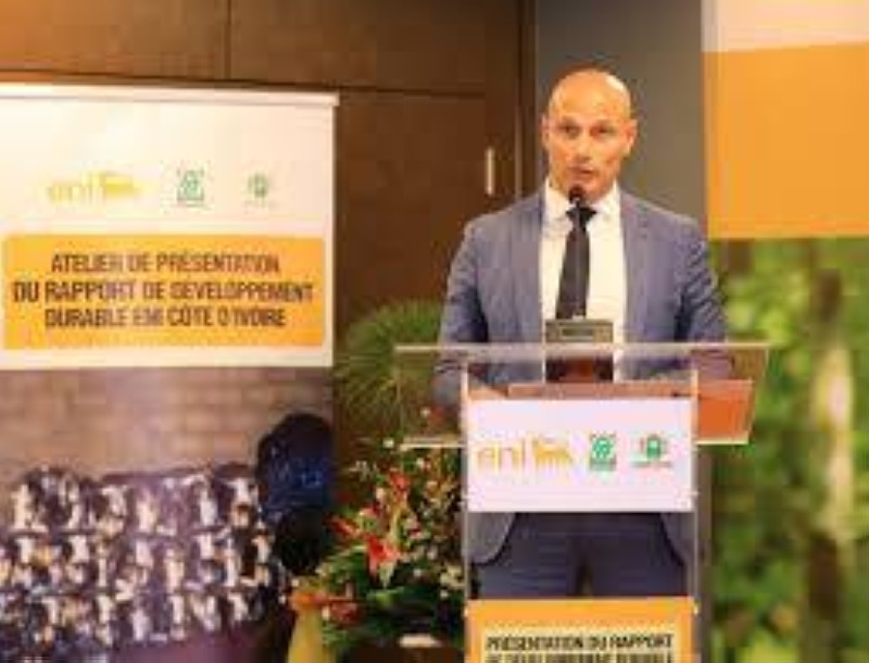 le Directeur Général de Eni Côte d’Ivoire, Luca Faccenda. (DR)