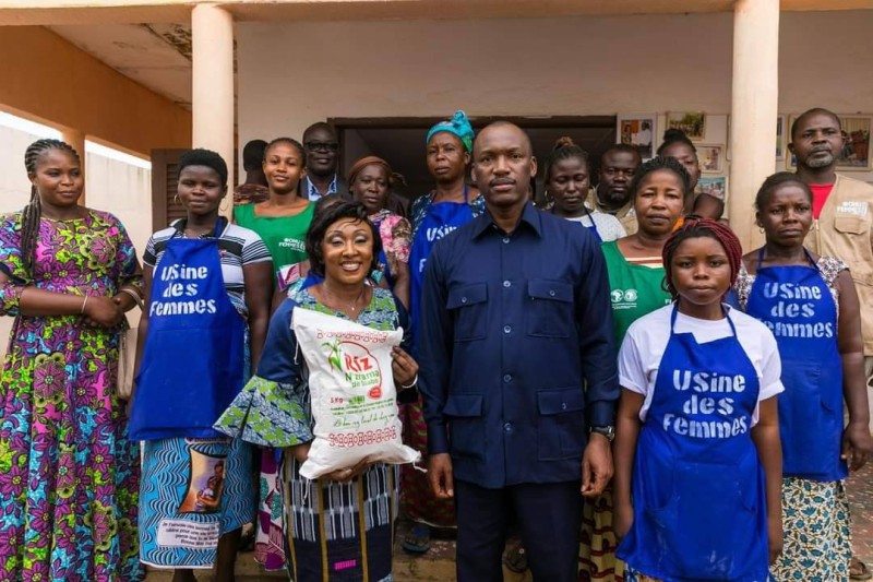 Mamadou Touré a salué le modèle d'engagement des femmes de Diabo. (Ph: Dr)