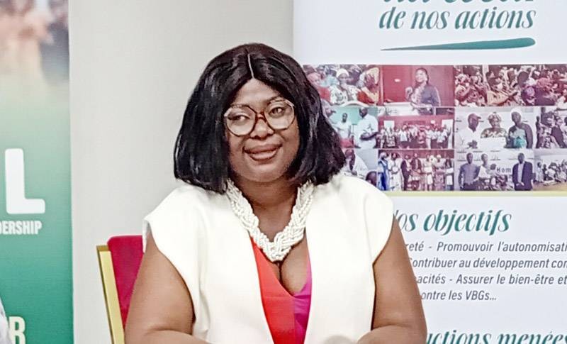 La présidente Hanna Dié et son Ong Perspectives comptent plusieurs activités en 10 d'existence. (Ph: Dr)