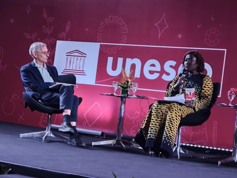 Au Brésil, Mariatou Koné, a participé à deux panels centrés sur le financement de l’éducation et les méthodes de financement innovantes.