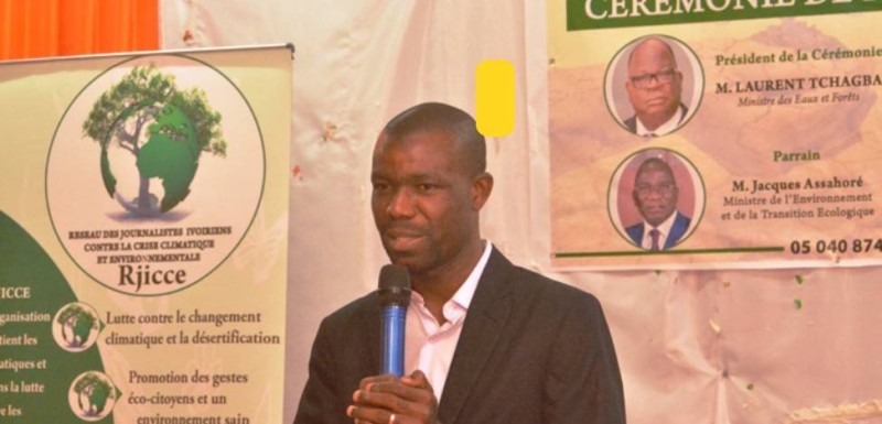 Le Président du Réseau, Elvis Gouza