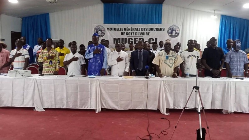 Plusieurs dockers en service dans les ports d’Abidjan et de San Pedro ont pris part à l’assemblée générale constitutive de la Muged-CI. (Ph: Dr)
