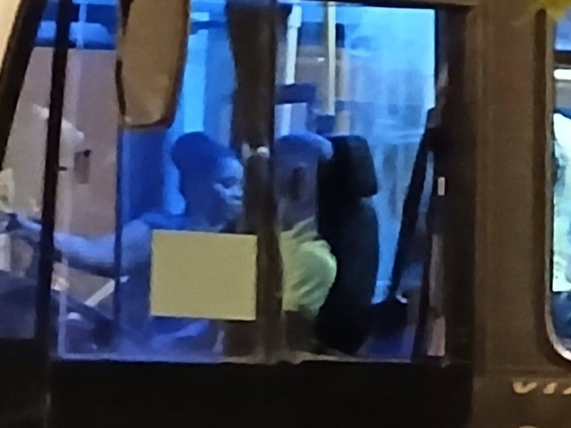 Le bus où la consœur a failli laisser sa vie. (Ph: Dr)