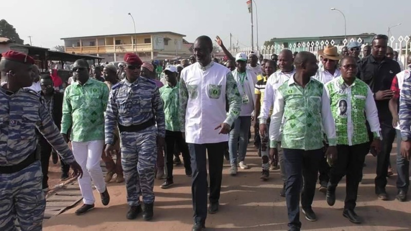 Le président du Pdci-Rda, Tidjane Thiam a communié avec les forces vives d’Odienné. (DR)
