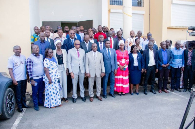 Les acteurs de la restitution et de la validation des données statistiques 2023-2024. (Ph: Dr)