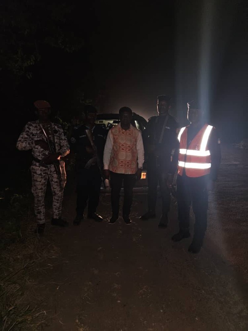 Dr Emmanuel Kambiré reconnaissant à la gendarmerie (Photo DR)