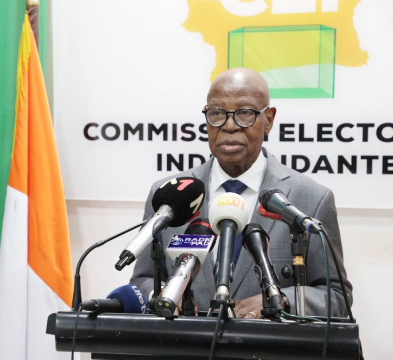 Bamba S. Siaka,  4e Vice-président de la Commission électorale indépendante. (DR)
