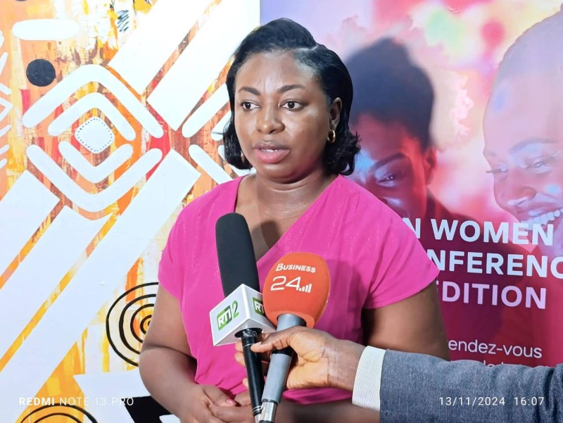 Audrey Ehouman, promotrice de l'évènement.