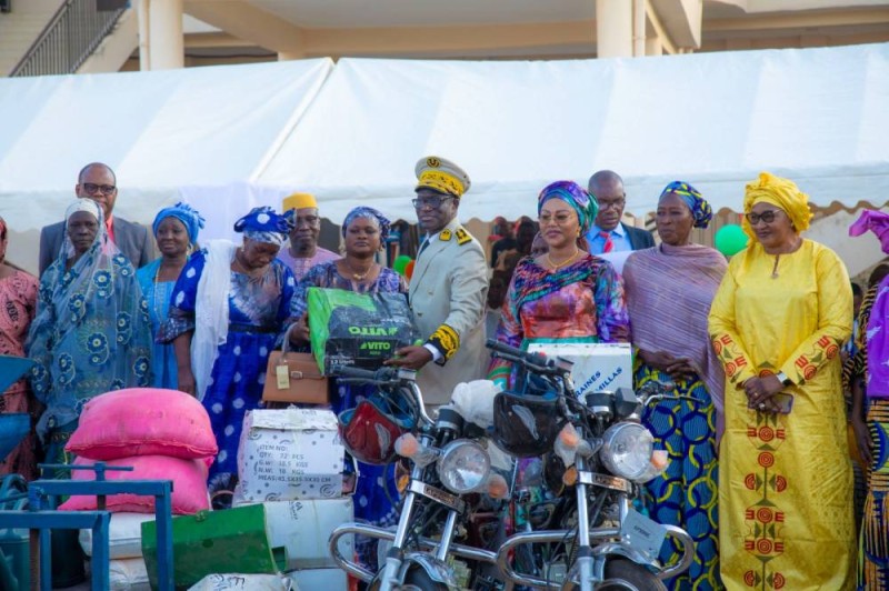 Au nom des bénéficiaires, Mama Diarra a exprimé sa gratitude à la ministre, soulignant l'impact positif des actions menées en faveur des femmes. (DR)