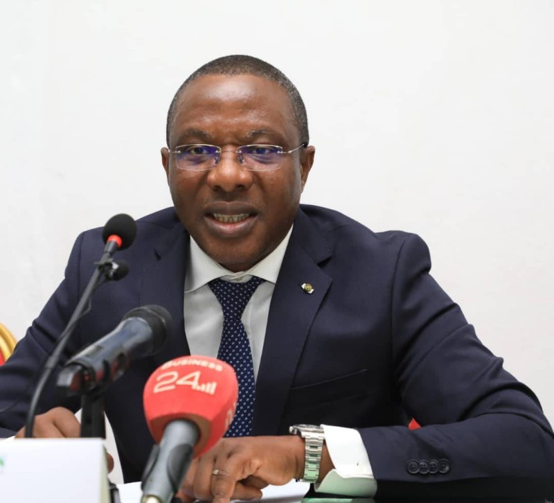 Lamine Sanogo, Pca de l'Association des usiniers et producteurs du caoutchouc naturel. (Ph: Julien Monsan)