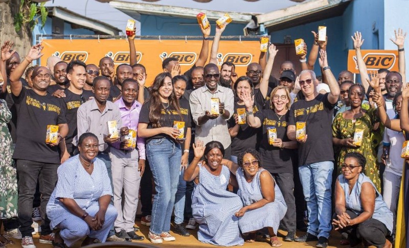 La société Bic a permis de donner un nouvel éclat au groupe scolaire Arc-en-ciel. (Ph: Dr)