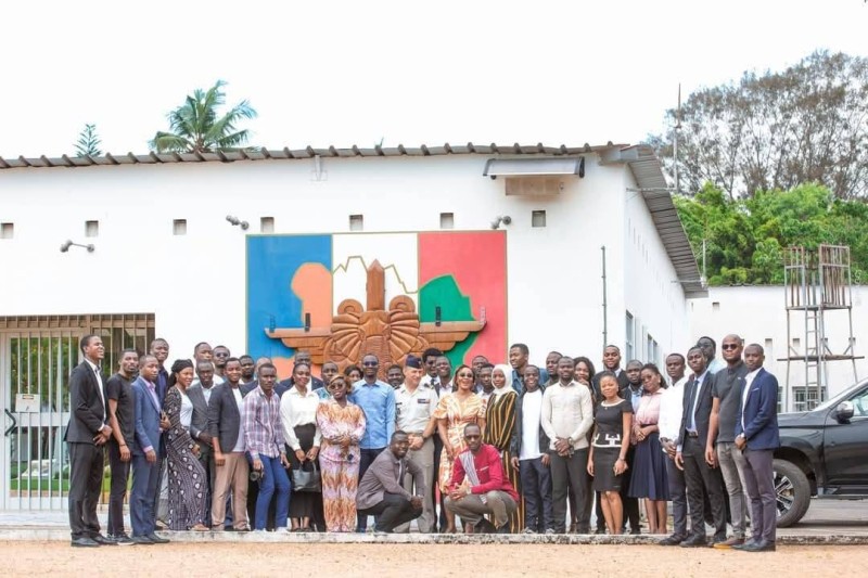 Les auditeurs de la 4e promotion de l'Institut de formation politique Amadou Gon Coulibaly instruits sur les questions diplomatiques, de sécurité et de défense. (Ph: Dr)