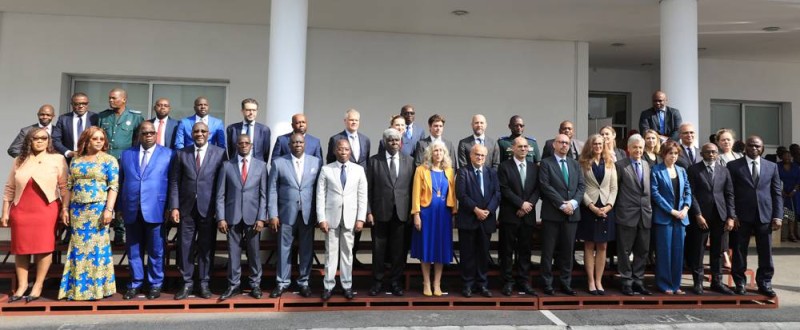 Plusieurs membres du gouvernement et ambassadeurs européens accrédités en Côte d’Ivoire ont pris part à la 8e session du Dialogue de partenariat Côte d’Ivoire-Union européenne. (Photo : Julien Monsan) 