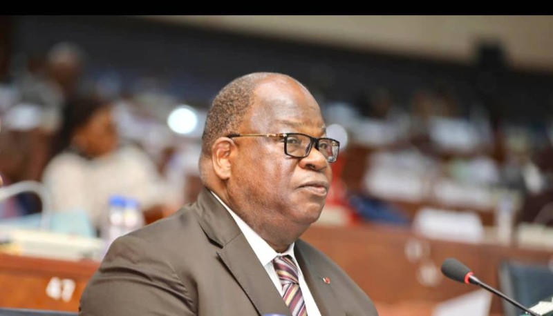 Le ministre des Eaux et Forêts, Laurent Tchagba