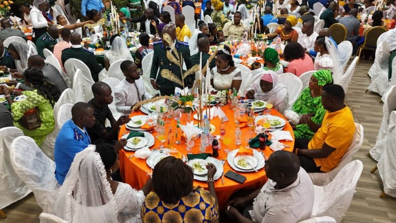 
En images l'édition 2024 de la célébration de mariage collectif
