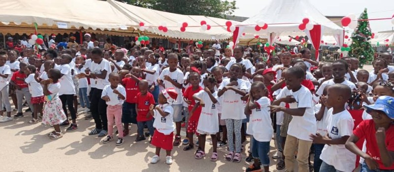 Ces enfants ont été heureux de passer de beaux moments en compagnie du Mks. (DR)