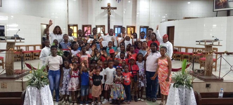 Les enfants des agents de la RNC étaient très heureux. (DR)