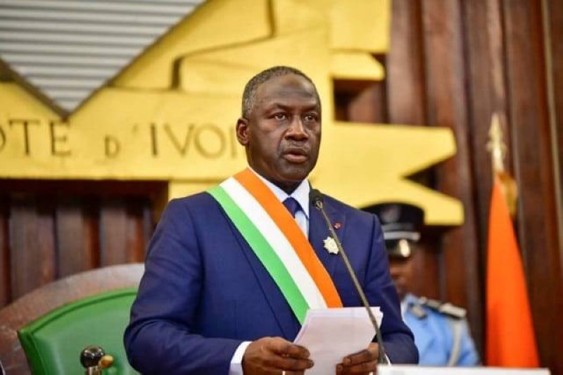Le président de l'Assemblée nationale Adama Bictogo 