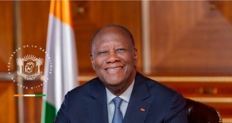 Le Président Alassane Ouattara
