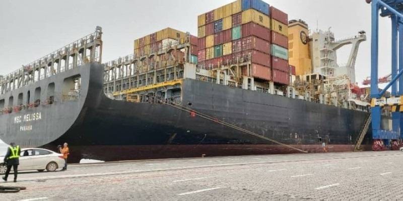 Un bateau au port d'Abidjan. (Ph: Dr)