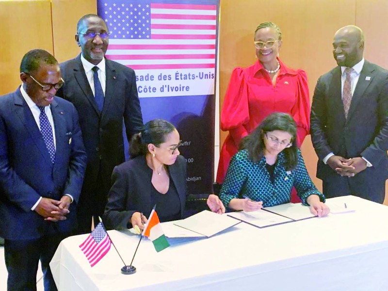 L'ouverture de ce bureau s’est matérialisée par la signature d'une convention entre Advance Côte d’Ivoire et la Dfc. (DR)