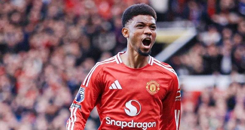 Amad Diallo, l’ailier ivoirien de 22 ans jouant à Manchester United. (Ph: Dr)