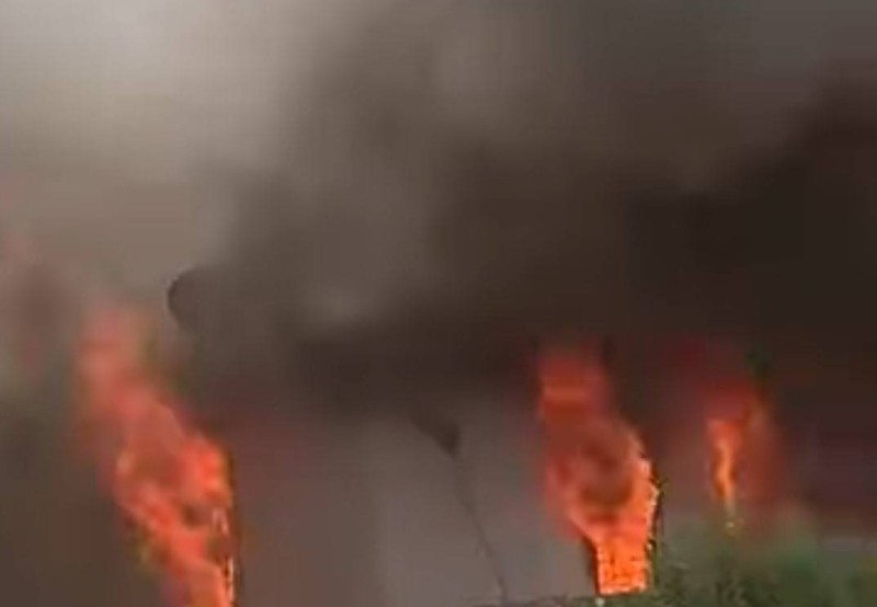 La brigade de gendarmerie de Bettié incendiée