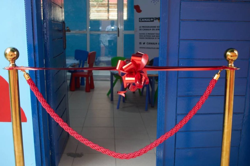 L'entrée de la salle mumtimédia