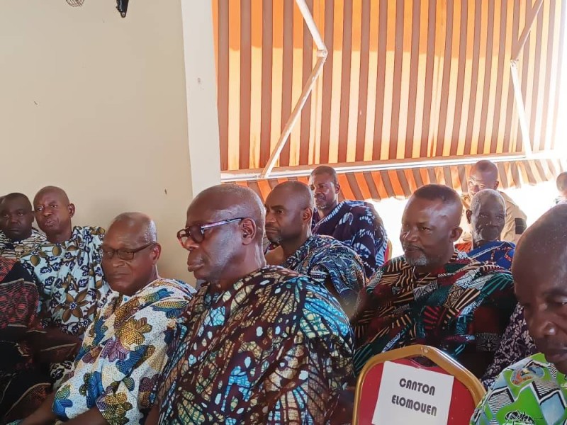 De hauts cadres du Royaume baoulé se sont déplacés. (Ph: Dr)